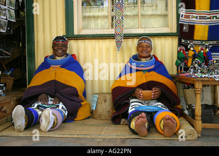 Pligrims Rest Ndebele Women Stock Photo
