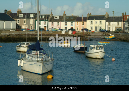 The Harbour Isle of Whithorn Galloway Scotland Stock Photo