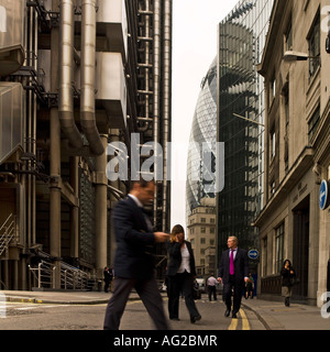 Business Corporate Lloyds Square Mile City monochrome moody atmospheric financial banking work office Stock Photo