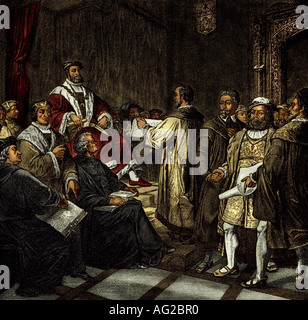 events, Protestant Reformation, Peace of Augsburg, 25.9.1555, Stock Photo