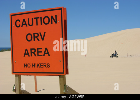 ATV dune buggies auto explore Sleeping Bear Dunes National Seashore Michigan Stock Photo