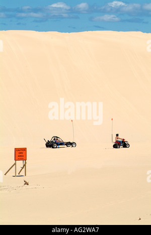 ATV dune buggies auto explore Sleeping Bear Dunes National Seashore Michigan Stock Photo