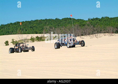 ATV dune buggies auto explore Sleeping Bear Dunes National Seashore Michigan Stock Photo