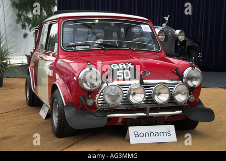 Paddy Hopkirk 1967 Circuit of Ireland winner 1966 Austin Mini Cooper S Stock Photo