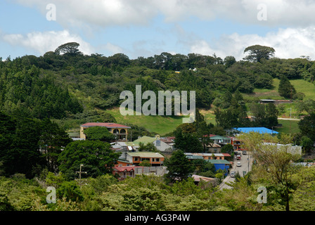 Town of Santa Elena, Monteverde, Costa Rica Stock Photo