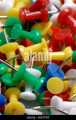 Map pins Stock Photo
