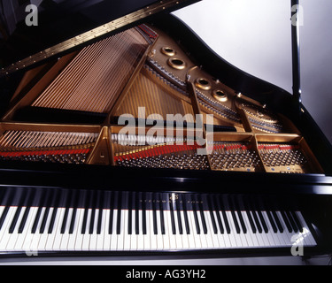 STEINWAY GRAND PIANO Stock Photo