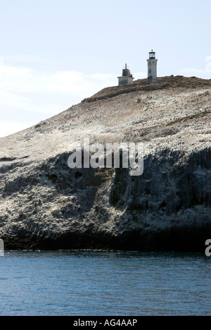 East Anacapa Island with view of the lighthouse Stock Photo