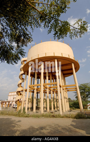 Water Tank on stilts Akola Akot Maharashtra India Stock Photo - Alamy