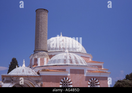Greece Rhodes The 16th century Sulaiman mosque in Rhodes Old Town Stock Photo