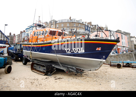 RNLB Royal Shipwright Lifeboat on Cromer Beach Norfolk England Stock Photo
