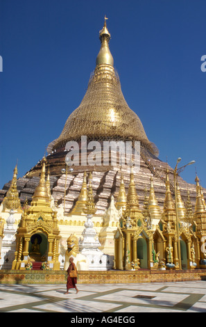 Schwedagon Paya in Myanmar Burma Stock Photo