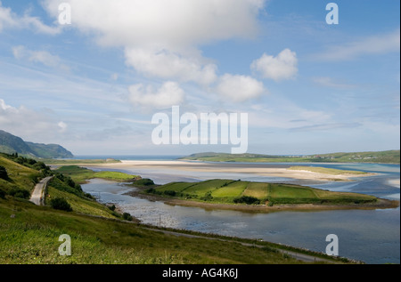 Laconnell Ardara County Donegal Ireland A view looking west towards Maghera Stock Photo
