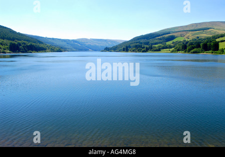 View over Talybont Reservoir in the Brecon Beacons National Park Powys South Wales UK Stock Photo