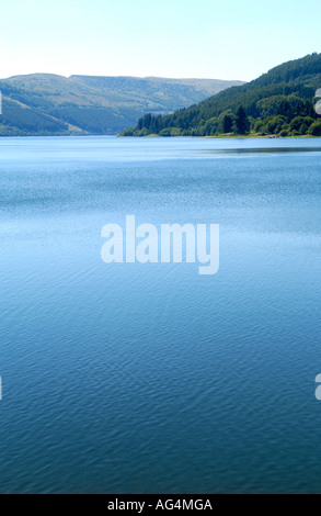 View over Talybont Reservoir in the Brecon Beacons National Park Powys South Wales UK Stock Photo