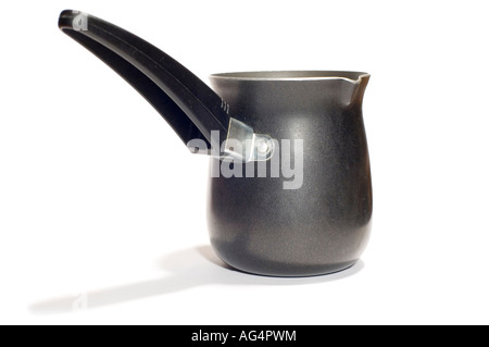 series object on white kitchen utensil coffee pot Stock Photo