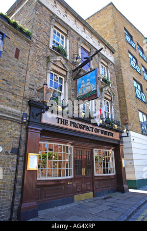 The Prospect Of Whitby Pub, Wapping Wall Stock Photo