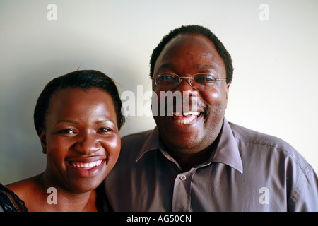 united kingdom london portrait of a black couple Stock Photo