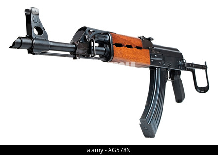 Kalashnikov AK47 AKMS Automatic Assault Rifle Stock Photo