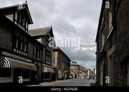 Main Street Kirkby Lonsdale Cumbria Stock Photo