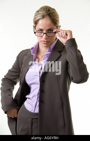 Stern look Stock Photo