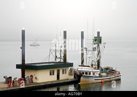 Petro Marine Services fuel dock Petersburg Alaska Stock Photo