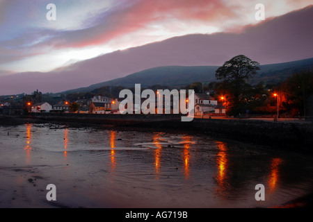 Carlingford at sunset Stock Photo