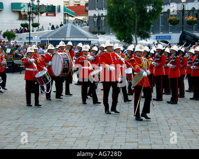 The Ceremony Of The Keys, Gibraltar, Europe Stock Photo