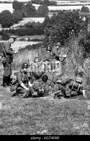 German infantry in combat in Normandy France 1944 Stock Photo - Alamy