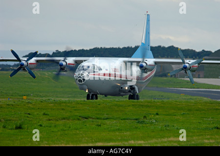 Antonov An-12 Cub aircraft Stock Photo