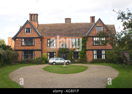 Troston Hall, a Tudor style house in Troston in Suffolk, UK Stock Photo