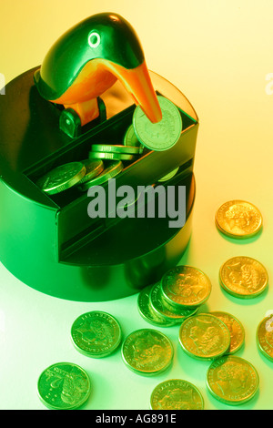 Duck Coin Box Stock Photo - Alamy