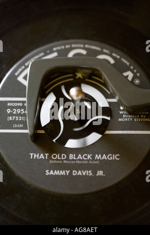 'That Old Black Magic' Vinyl Record by Sammy Davis Junior Stock Photo