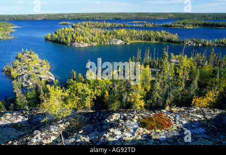 Hidden Lakes, Ingraham Trail, Northwest Territories, Canada Stock Photo