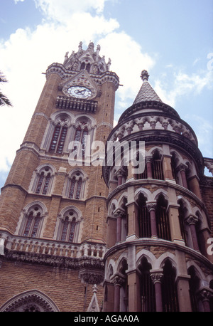 India Rajasthan The Rajabai tower clock and the university of Mumbai Stock Photo
