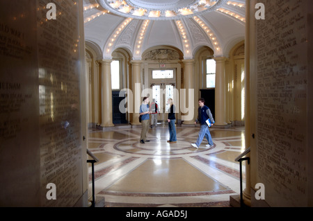 New Haven CT Yale University Woolsey Hall named after Theodore Dwight Woolsley former Yale President Stock Photo