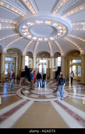 New Haven CT Yale University Woolsey Hall named after Theodore Dwight Woolsley former Yale President Stock Photo