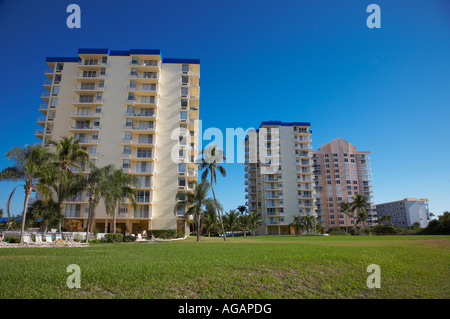 High rise condos along Fort Myers Beach on the Gulf of Mexico in ... - High Rise Condos In Fort Myers Beach