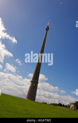 Emley Moor Telecommunication Mast. West Yorkshire, England Stock Photo