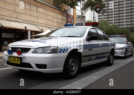 Police car in Sydney New South Wales NSW Australia Stock Photo