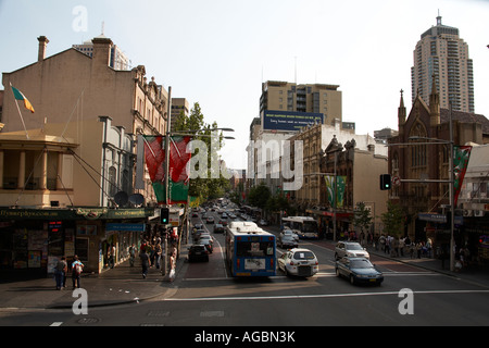 George St in Sydney New South Wales NSW Australia Stock Photo