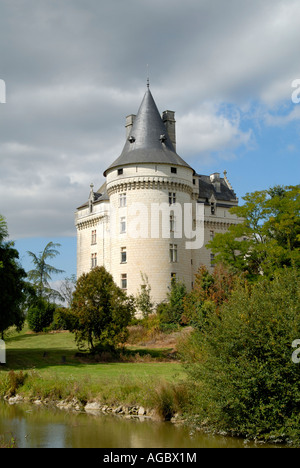 Chateau Verneuil-sur-Indre, Indre-et-Loire, France. Stock Photo