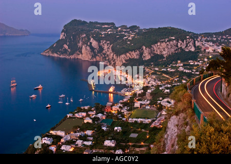 View from the north coast, Capri, Italy Stock Photo