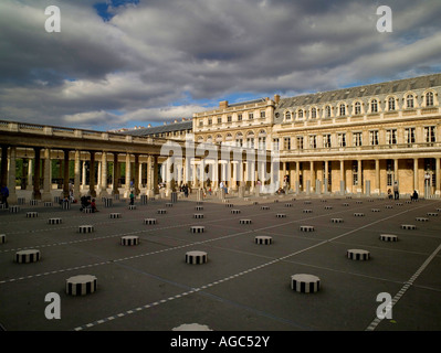 Jardin du Palais Royal Paris France Stock Photo