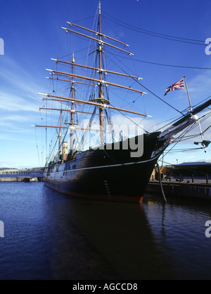 dh RRS Discovery DUNDEE ANGUS Captain Scotts Antarctica sailing ship Discovery Point scotland robert falcon scott antarctic scottish expedition Stock Photo