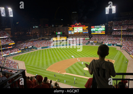 New Busch Stadium at night in downtown St Louis, MO, Saint Louis, Missouri,  USA Stock Photo - Alamy