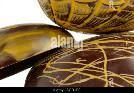 Chocolate easter eggs Stock Photo