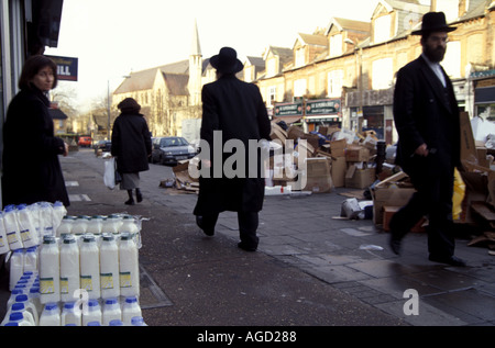 Stamford Hill Jewish neighbourhood London Stock Photo