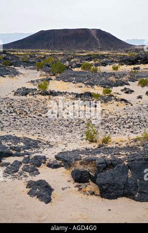 Amboy California Amboy Crater a symmetrical volcanic cinder cone in the ...