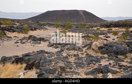 Amboy California Amboy Crater a symmetrical volcanic cinder cone in the ...